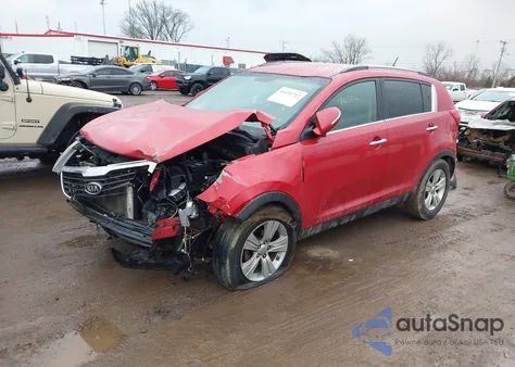 2011 Kia Sportage Ex z USA, uszkodzony, nr VIN KNDPC3A21B7052044